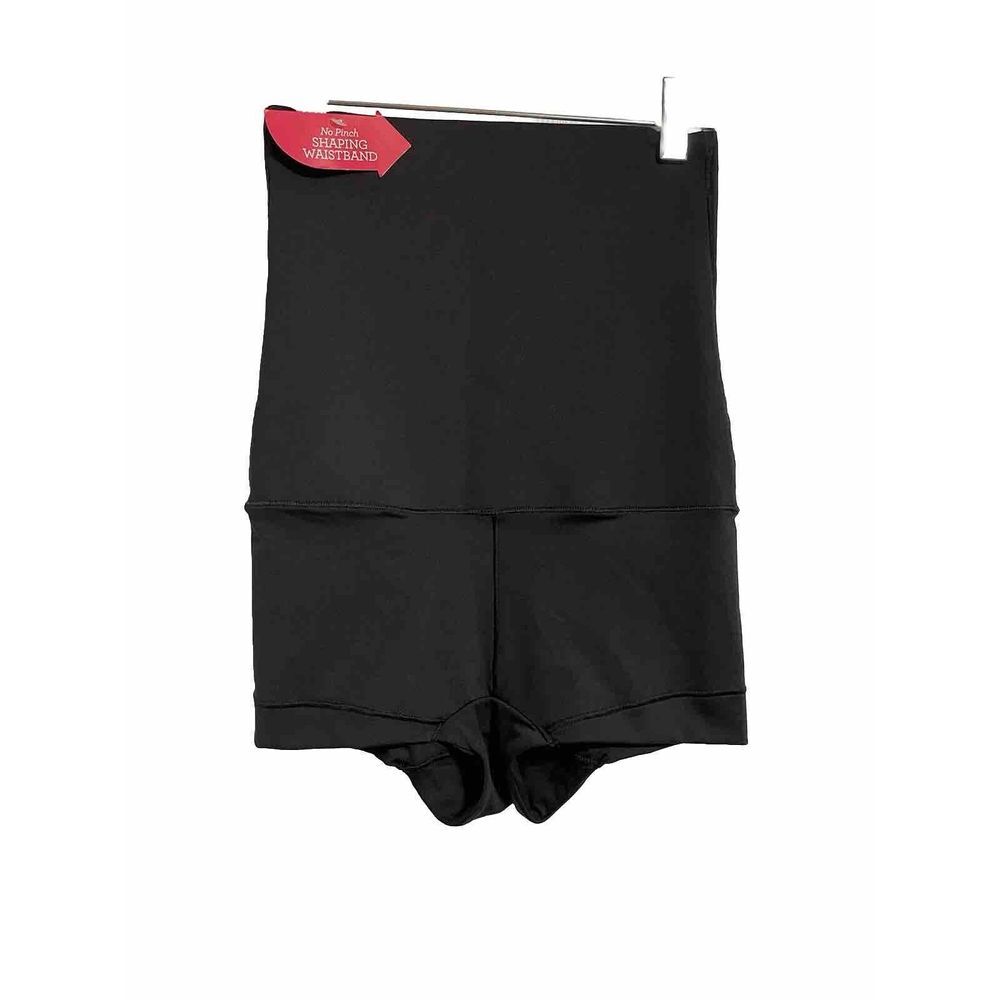 Maidenform High Waist Boy Short Shape Wear Size M NWT Black Firm Control